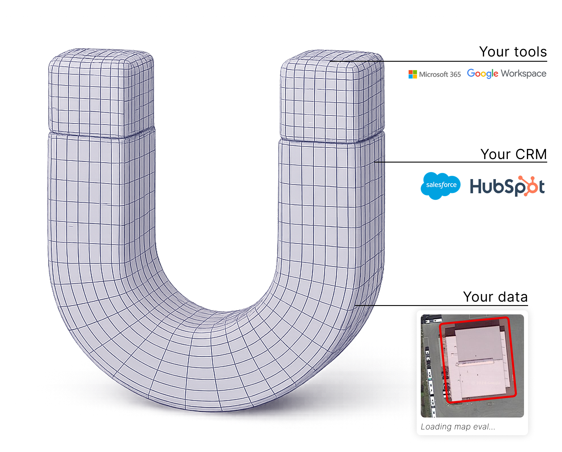 A demo for an intelligent solar lead magnet that crawls map data and enriches it with CRM data.